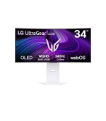 LG MT OLED 34" 34GX90SA-W OLED panel, Smart, 3440x1440, 240Hz, 2xHDMI, DP, USB 3.0, nast výška, G-sync