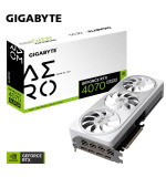 BAZAR GIGABYTE VGA NVIDIA GeForce RTX 4070 SUPER AERO OC 12G, 12G GDDR6X, 3xDP, 1xHDMI (BAZAR, Z MONTÁŽE)