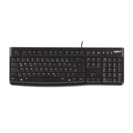 Logitech Keyboard MK120, US, black