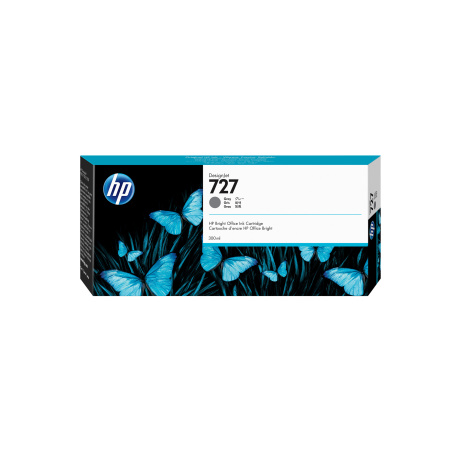 HP 727 300-ml Grey DesignJet Ink Cartridge