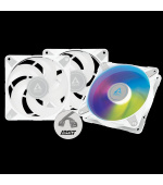 ARCTIC P12 PWM PST A-RGB 0dB – 120mm Pressure optimized case fan | PWM controlled speed with PST Whi