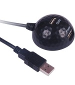 PremiumCord USB 2.0 stolní držák USB, MF, 1,8m