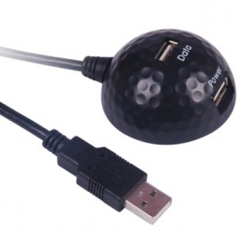 PremiumCord USB 2.0 stolní držák USB, MF, 1,8m