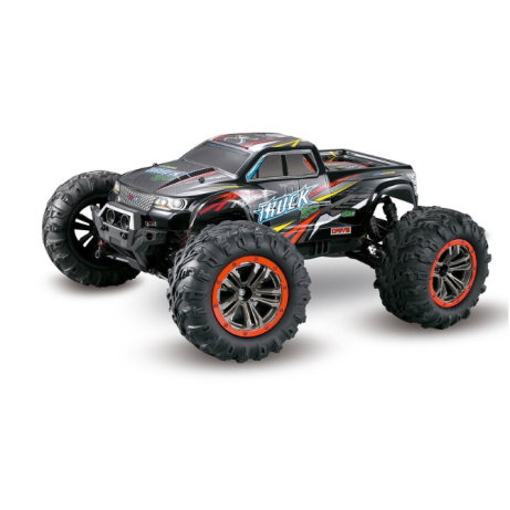 MonsterTruck 1:10, 2 motory, 46km/h - žlutočervený