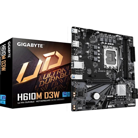 GIGABYTE MB Sc LGA1700 H610M D3W, Intel H610, 2xDDR5, 1xDP, 1xHDMI, mATX