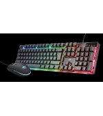 BAZAR - TRUST set klávesnice + myš GXT 838 Azor Gaming Combo CZ/SK - poškozený obal