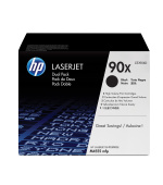 HP 90X Black 2-pack LJ Toner Cart, 2 x 24 000, CE390XD (24,000 / 24,000 pages)