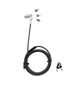 DICOTA Universal Security Cable Lock 3 Exchangeable heads fits all slots keyed