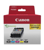 Canon CARTRIDGE PGI-580/CLI-581 BK/CMYK Multi-pack SEC pro PIXMA TS615x,625x,635x,815x,915xTR7550,8550
