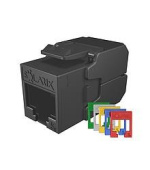 Solarix Samořezný keystone CAT5E UTP SXKJ-5E-UTP-RAL-SA, RAL FIT moduly, SECURE CAP