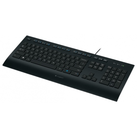 Logitech K280e/Drátová USB/US-Layout/Černá