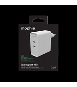Power Adapter GaN USB-C Dual 100W White