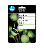 HP 912 CMYK Original Ink Cartridge 4-Pack (315 / 315 / 315 / 250 pages)