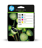 HP 912 CMYK Original Ink Cartridge 4-Pack (315 / 315 / 315 / 250 pages)