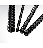 Plastové hřbety 16 mm, černé