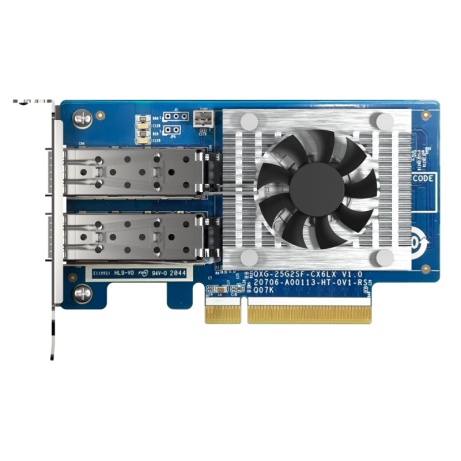 QNAP QXG-25G2SF-CX6 - 25GbE (2porty) PCIe karta; nízký profil; PCIe Gen4 x8