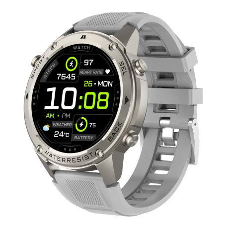Aligator Watch GPS/Elegant Band/Silver