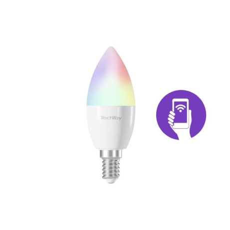 TechToy Smart Bulb RGB 6W E14 ZigBee-Bazar, poškozený obal