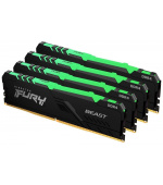 KINGSTON DIMM DDR4 128GB (Kit of 4) 2666MT/s CL16 FURY Beast RGB