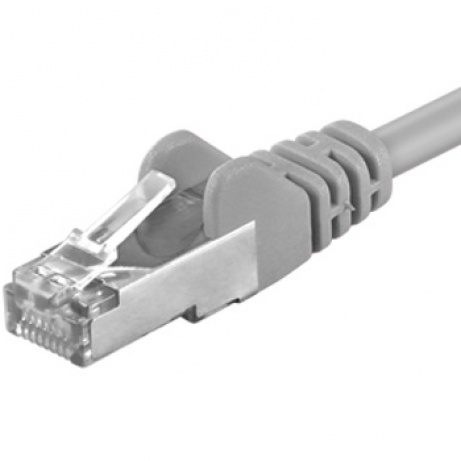 Premiumcord Patch kabel FTP, CAT6, AWG26, 7m,šedá