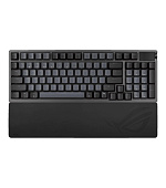ASUS klávesnice ROG Azoth 96 HE, Mechanická, Bezdrátová, BT, RF 2.4GHz, CZ/SK, černá