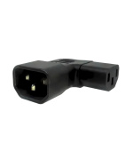 Adaptér úhlový na stranu IEC C13 na IEC C14 napětí 230V, 10A