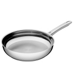 WMF Profi nerezová pánev mělká 24 cm Cromargan nerezová ocel 18/10, dno TransTherm, vhodné pro indukci, ergonomická