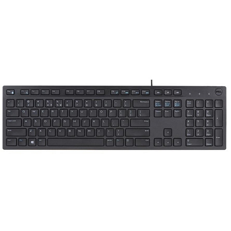 BAZAR - DELL Multimedia Keyboard-KB216 - US International (QWERTY) - Black (RTL BOX) - Poškozený obal (Komplet)