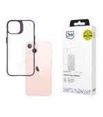 3mk ochranný kryt Satin Armor Case+ Purple pro Apple iPhone 14