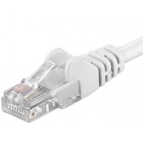 Patch kabel UTP RJ45-RJ45 level 5e 0.25m, bílá