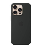 APPLE iPhone 16 Pro Silicone Case with MagSafe - Black