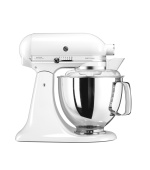 KitchenAid Artisan 5KSM175PSEWH Kuchyňský robot - 10 rychlostí, planetární systém, celokovová konstrukce, bílá