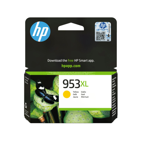 HP 953XL High Yield Yellow Original Ink Cartridge (1,600 pages)