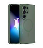 3mk ochranný kryt Misty MagCase Green pro Samsung Galaxy S26 Ultra