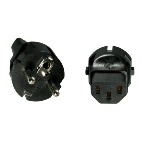 Adaptér CEE 7/7 na IEC C13 napětí 230V, 10A