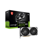 BAZAR - MSI VGA NVIDIA GeForce RTX 4070 SUPER 12G VENTUS 2X OC, 12G GDDR6X, 3xDP, 1xHDMI - Po opravě (Bez příšlušenství)