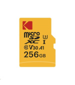 Kodak paměťová micro SD karta 256GB UHS-I U3 V30 Ultra + adaptér