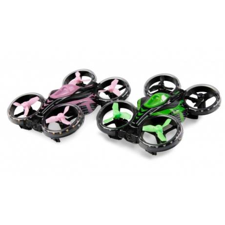Amewi RC sada Fightstar - sada bitevních dronů, zelený a růžový