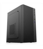 BAZAR - 1stCOOL skříň STEP 4, micro tower, AU, USB 3.0, bez zdroje, černá - Po opravě