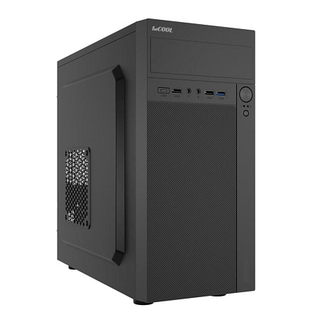 BAZAR - 1stCOOL skříň STEP Premium, micro tower, AU, USB 3.0, USB-C, 1x 120mm + 1x 80mm Fan, černá - Po opravě