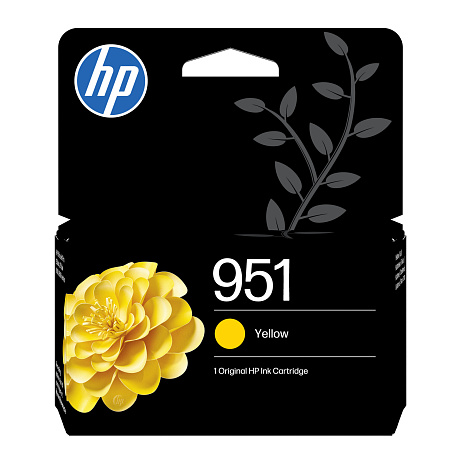 HP 951 Yellow Original Ink Cart, CN052AE (700 pages)