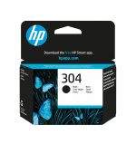 HP 304 Black Ink Cartridge (120 pages)