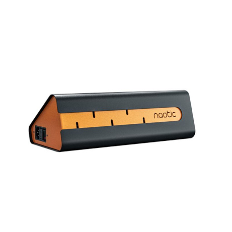 PORT NAOTIC Five Charge, USB-C, nabíjecí stanice pro 5 notebooků, černá/měděná