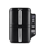 Ninja SL300EU Double Stack horkovzdušná fritéza, 7,6l, černá, 6 funkcí, stohovatelné zásuvky, nepřilnavé