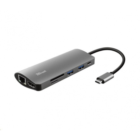 TRUST dokovací stanice DALYX, 7-in-1, USB-C, HDMI, 2x USB 1x USB-C, RJ-45 LAN