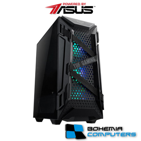 BOHEMIAPC TUF Gaming - Intel Core i5 6x4,4GHz, 1TB M.2, RTX 3060 12 GB, 32 GB DDR4,  WIN 11 PRO, A-RGB, VODNÍ CHLAZENÍ - BCi54400SSD1TBRTX3060