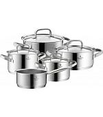 WMF sada hrnců Gourmet Plus, 5 ks, nerezová ocel Cromargan®, dno TransTherm® pro indukci