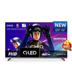 CHiQ L43QST TV 43", FHD, QLED, ultratenká, Android14, Dolby Audio, Frameless