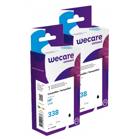 WECARE ARMOR sada ink kompatibilní s HP C8765EE, 2x20ml, černá/black