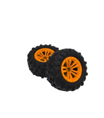 Kompletní gumy nalepené pro TWINRAPTOR RMT- oranžová 2ks